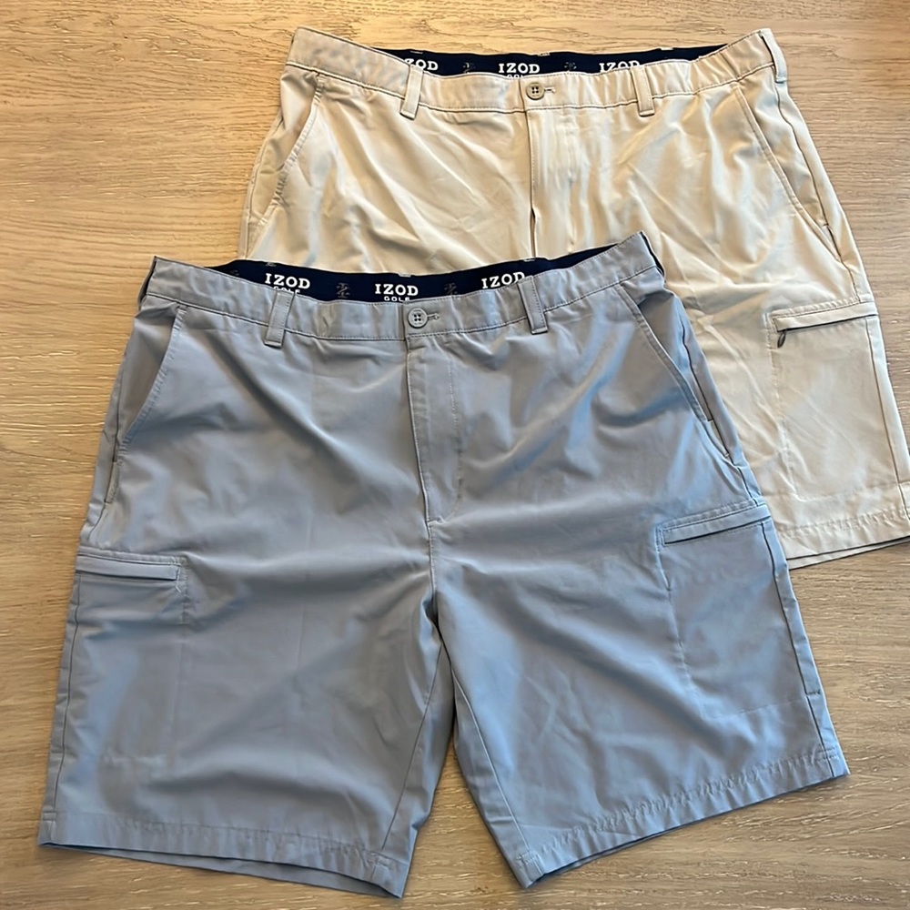 IZOD GOLF Shorts 40x9 - Bundle of 2
